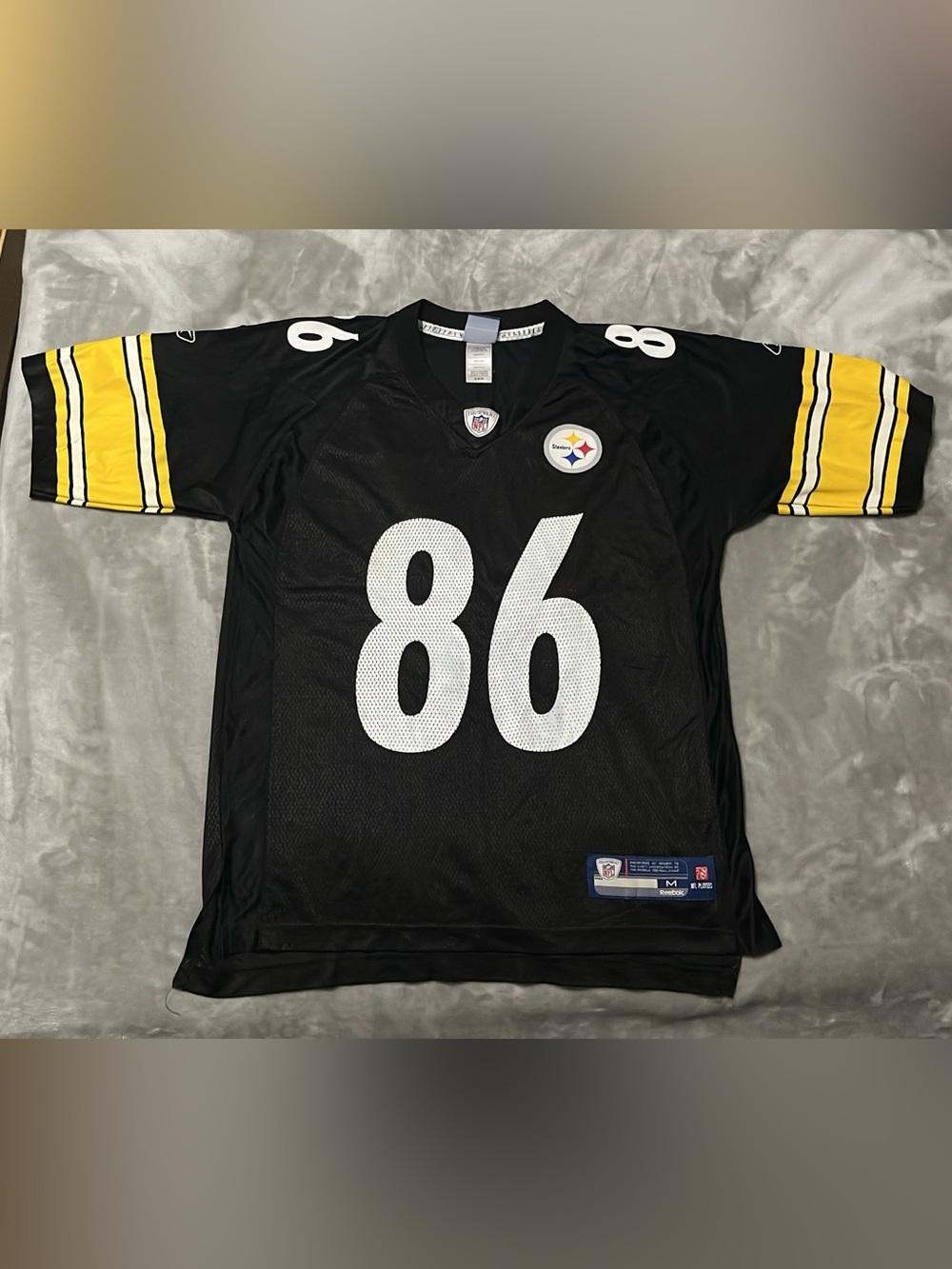 Vintage Reebok Pittsburgh Steelers Hines Ward #86 NFL Jersey Mens Medium Black